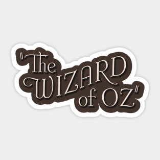 The Wizard of Oz Opening Title Sticker